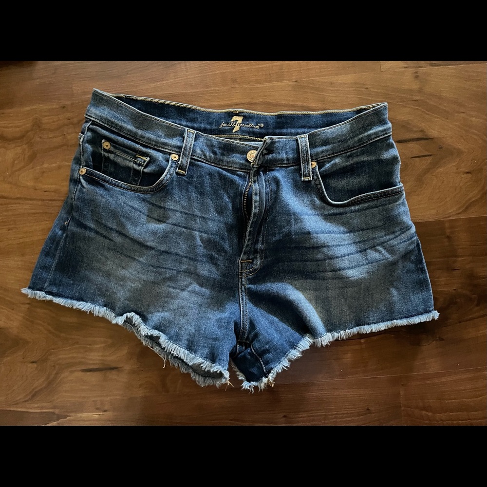 7 for all Mankind jean shorts size 30.